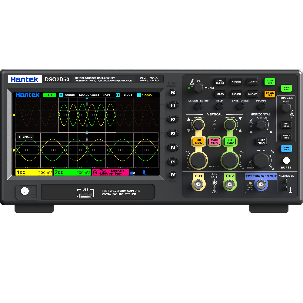 DSO2D20(2GSa/s)系列 数字示波器